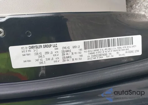 2011 Dodge Grand Caravan Crew from USA, damaged, VIN 2D4RN5DG3BR706968